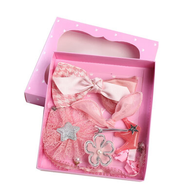 

3 Styles New Childrens Hair Accessories Set Girls Headband Set Kids Lace Bow Hair Clip Headdress