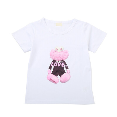 

1PC Baby Clothes Summer Baby Girl Short Sleeve T-Shirts For Kids Cartoon Printed Tops Tees Shirts Casual Blouse for Kids
