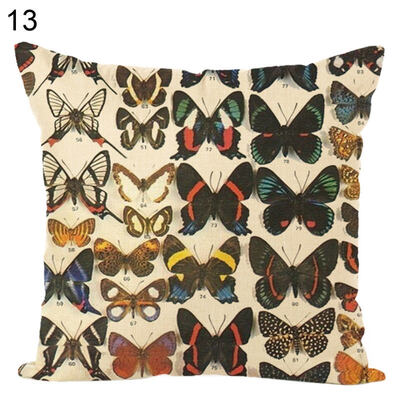 

Butterfly Printed Soft Throw Pillow Case Cushion Cover Sofa Bed Car Home Decor