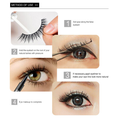 

Gobestart 5Piar3D Lashes Natural Thick False Fake Eyelashes Eye Lashes Makeup Extensions
