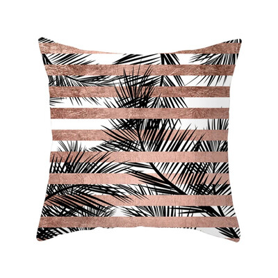 

45x45cm Merry Christmas Cushion Cover Decorative Pillow Case Gold Sofa Seat Case Car Pillowcase Soft Bed Nordic Pillow Case