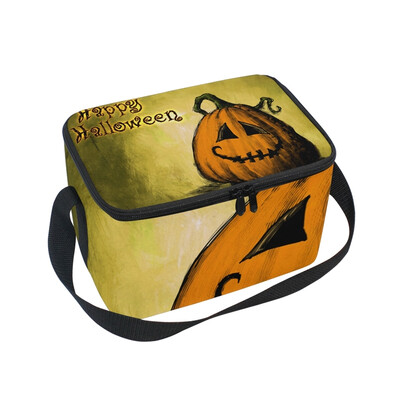 

ALAZA Lunch Box Happy Halloween Insulated Lunch Bag Large Cooler Tote Bagfor Men Women