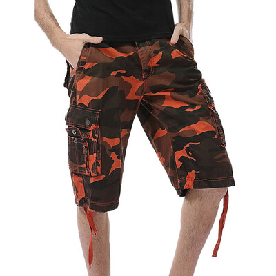 

Gobestart Mens Casual Camouflage Pocket Beach Work Short Trouser Cargo Shorts Pant
