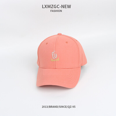 

New hat Korean version of the small fresh embroidered baseball cap thumb GOOD cap sun hat sun shade hat