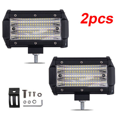 

1pcs 2pcs Car LED Working Light Warning Lamp Strip White 135W 6000K 12V-24V
