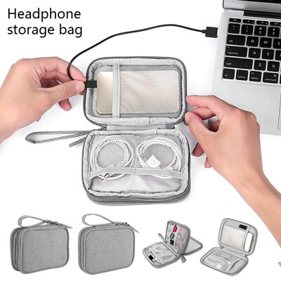 

Portable Travel Digital Storage Bag with Mesh Pocket for Mobile Hard Drive USB Cable Headphones USB Flash Drive