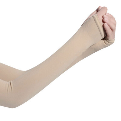 

1 Pair Unisex Summer Silk Ice Outdoor Sports Cycling Bike Bicycle Uv Sun Protection Arm Sleeve Gardening Protect Sleeve