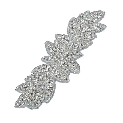 

Crystal Rhinestone Applique Bridesmaid Wedding Dress Applique Bridal Sash Belt Embellishment