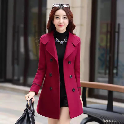 

New Korean Woolen Coat Temperament Coat For Women