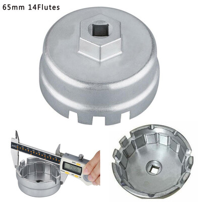 

Oil Filter Housing Remover Tool Cap Wrench 14 Flutes Alloy For LexuToyota 64mm