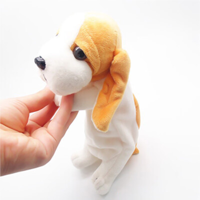 

Cartoon Plush 3D Dog Pencil Case Animal Pen Zipper Bag Kids School Stationery