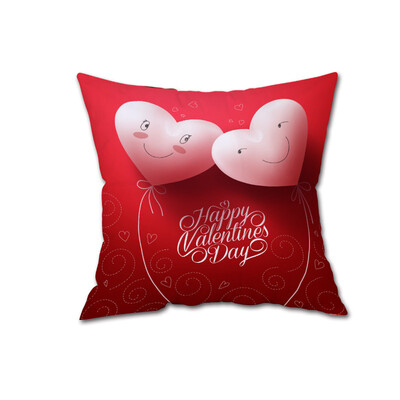 

〖Follure〗Happy Valentines Day Throw Pillow Case Sweet Love Square Cushion Cover
