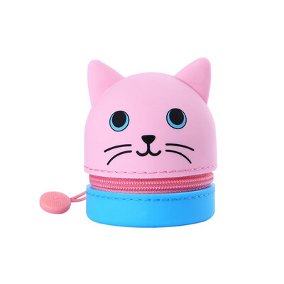 

Cute Plush Purse Key Wallet Mini Storage Bag Earphone Cartoon Case For Children Small Lovely Zipper Bag