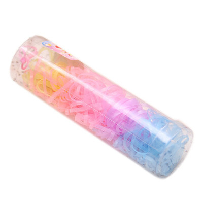 

220 Pcslot Korean Candy Color Headwear Hair Ring Ropes Ponytail Holder Disposable Elastic Hair Bands for Girls Hair Accessories