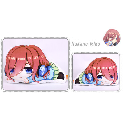 

The Quintessential Quintuplets Anime Plush Doll Pillow Cushion Cute Double-sided Expression Printing Pillow