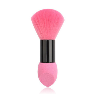 

Double-head bright color makeup brush Sponge bristles Double-head sponge makeup tool Makeup brush Multi-function dual-use