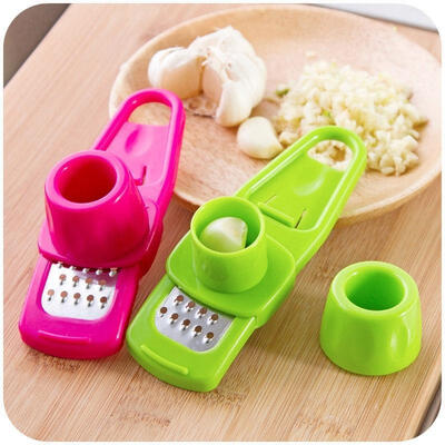 

Practical Garlic Grinding Candy Color Crusher Masher Cutter Slicer Cooking Tool