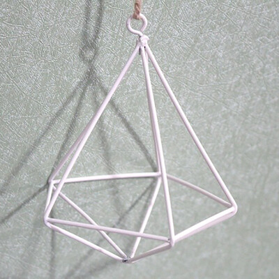 

Wall Freestanding Hanging Tillandsia Air Plants Rack Rustic Metal Iron Wrought Geometric Himmeli Air Plant Holder Little Flaw
