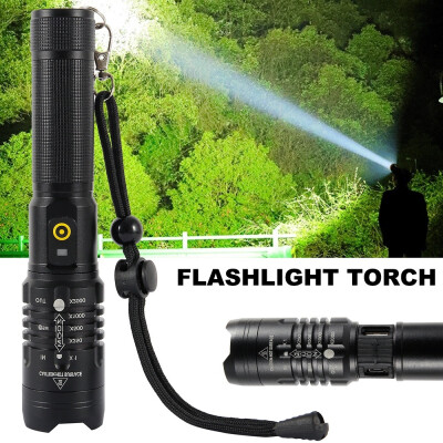 

Willstar Flashlight with 18650 Battery LED Spotlight Rechargeable Aluminum Alloy Flashlight Camping Hunting Flashlight Torch