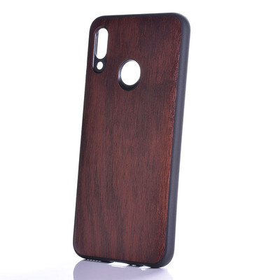 

case for Huawei Honor 10 Lite woodLike soft TPU silicone PC wood pattern PU leather skin funda covers for Honor 10 Lite case