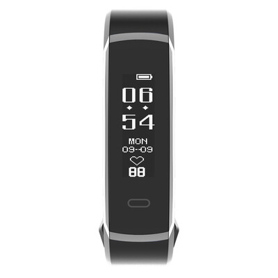 

weipai GT105 Smart Sports Bracelet Tracker Heart Rate Sleep Monitor Intelligent Remind Fitness Wristband With 087inch Screen Watc