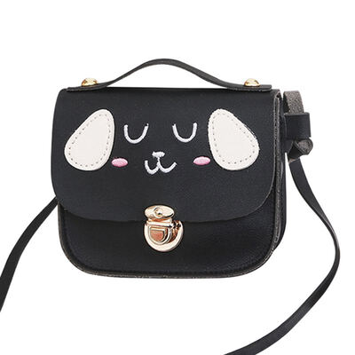 

Children Cute Cartoon Dog Design Cross-body Handbag Fashion Girls Kids PU Shoulder Messenger Bag