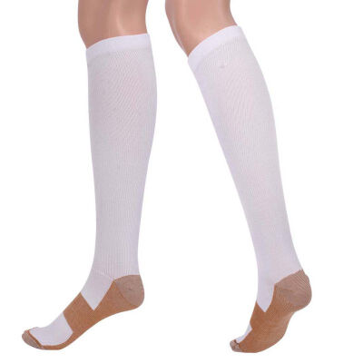 Outdoor Anti-Fatigue Slim Fat-Lossing Compression High Socks Calf Support Comfty Relief Leg Socks