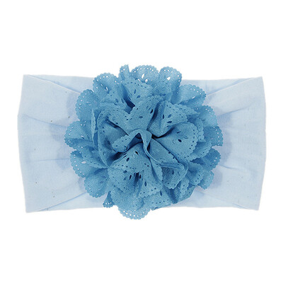 

15 colors Newborn Floral HeadBand Baby Lace Flower Headwrap Infant Elastic Headband Toddler Hair Turban Headwear