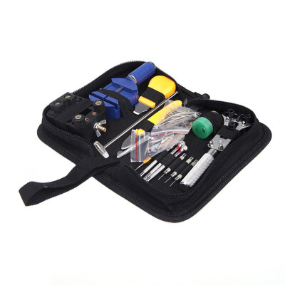 

145pcs Multifunction Professional General Use Watch Repairing Set Hammer Wristband Repair Spring Bar Tool Kit