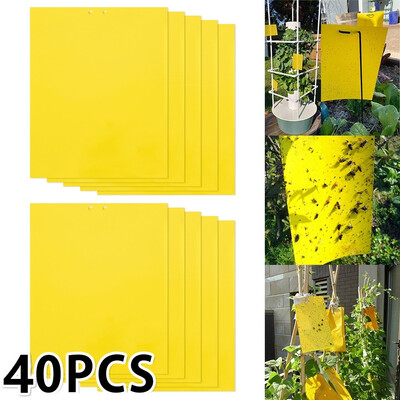 

2040 Pcs Strong Sticky Board Insects Pest Killer Fly Bugs Mosquito Killer Strong