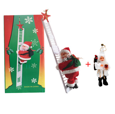 

Tailored Electric Climbing Ladder Santa Claus Christmas Figurine GiftsDecor Santa Claus