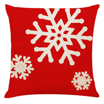 

Christmas Pillow Cover Linen Decorative Pillowcases Sofa Cushion Cover For Home Living Room 4545cm Without Core