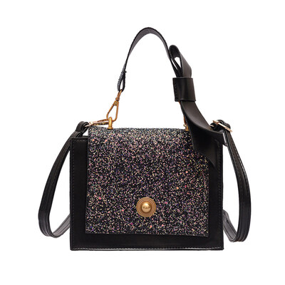 

Casual Square Faux Leather Sequins Messenger Crossbody Shoulder Bag Handbag