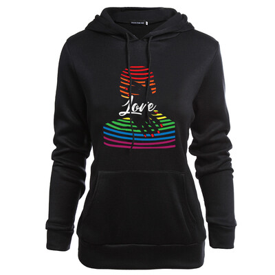 

Women Men Lgbt Rainbow Printed Hoodie Casual Tunic Funny Sweatshirts Tops