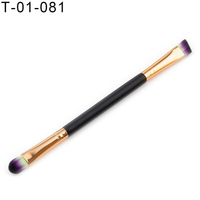 

Pro Double Ended Soft Nylon Hair Wooden Handle Eyebrow Makeup Concealer Brush