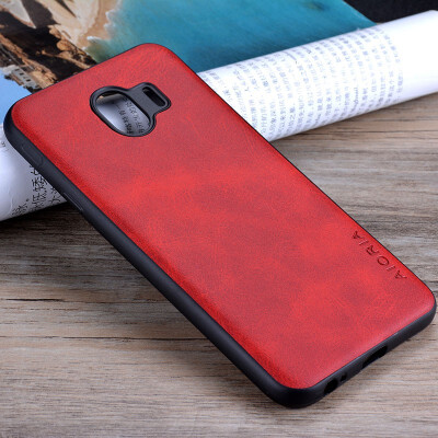 

for Samsung Galaxy J4 2018 case Luxury Vintage PU cow leather Skin cover phone case for samsung galaxy j4 2018 J400 coque funda