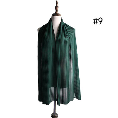 

big size high quality crumple bubble chiffon solid crinkled shawls pleat headband hijab muslim wraps scarvesscarf