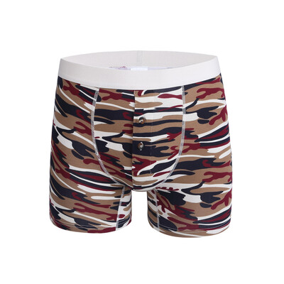 

Tailored Men Hot Fashion Camouflage Colourful Comfortable 100 Cotton Underwear Plus Size