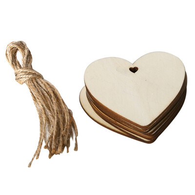 

10PcsSet Christmas Hanging Ornaments Wooden Slices Crafts Pendant With Burlap Rope For Home Xmas Tree Bar Shop Decor Decoracion