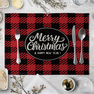 

Gobestart Christmas Kitchen Living Room Decoration Home Restaurant Table Mat Hotel Supplies