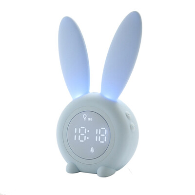 

Cute Rabbit Electronic Alarm Clock With Led Night Light Function Cute Alarm Clock Decoration Home Decoration Supplies