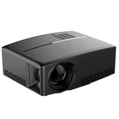 

GP80 Projector 1080P Full Color 180" LED Projector 1800 Lumens 800 480 Pixel 22001 Contrast Ratio with HD-IN VGA AV USB Remote