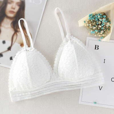 

Women Wireless Thin Underwear Sexy Lingerie Soft Bras Women Bralette Seamless Lace Bra