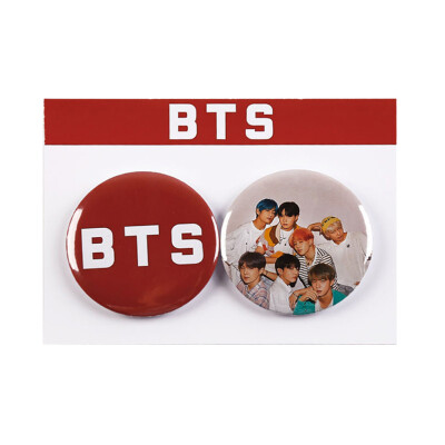 

Kpop BTS Brooch Pin Set BTS 2019 Summer Package in Korea Badge Button Pin Accessories