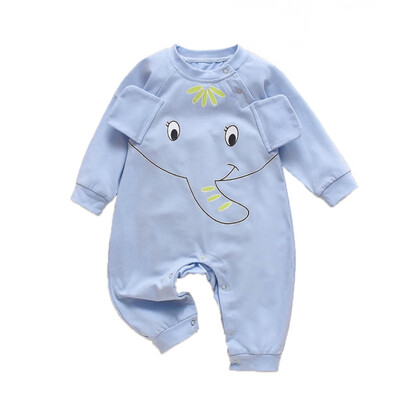 

Autumn Winter Casual Jumpsuits Toddlers Infant Baby Cartoon Printing Long Sleeve Rompers Kids baby Cartoon Casual Jumpsuit