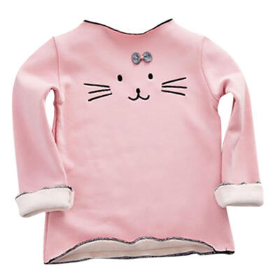 

Autumn Baby Girl Long Sleeve T-Shirts Kids Cartoon Printed Tops Tees Casual Blouse