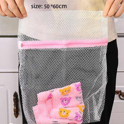

Zipped Laundry Washing Net Mesh Laundry Bag Bra Socks Underwear Washing Machine Wash Bags Travel Storage Bag