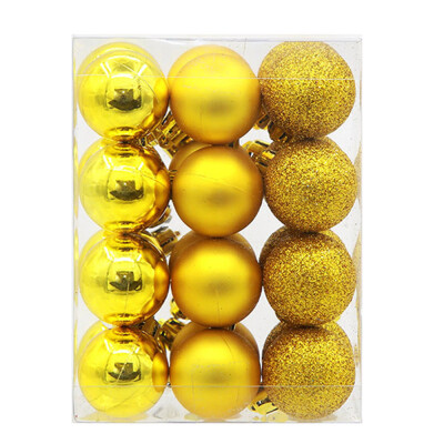 

Gobestart 24Pcs Christmas Balls Baubles Party Xmas Tree Decorations Hanging Ornament Decor