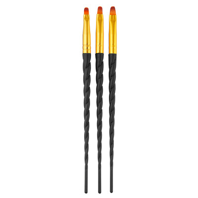 

〖Follure〗3pcsNail Art UV Gel Polish Design Dot Painting Detailing Pen Brushes Tool Set