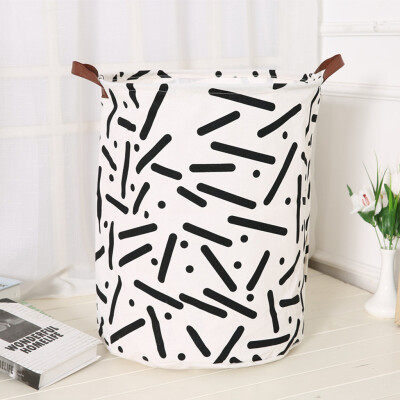 

Toponeto Cotton Linen Waterproof PE Coating Storage Basket Sundries Storage Box